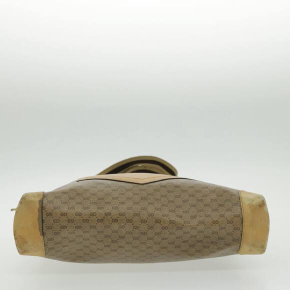 GUCCI Micro GG Canvas Tote Bag Pvc Leather Beige - Picture 9 of 12